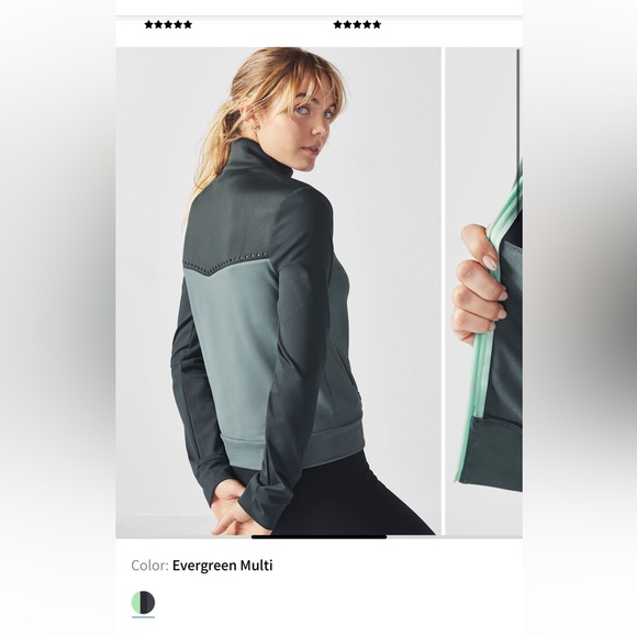 FABLETICS Cleo Jacket Zip Track Athletic Yoga - Picture 3 of 7